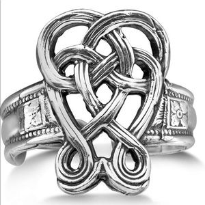 Celtic Silver Spoon Ring